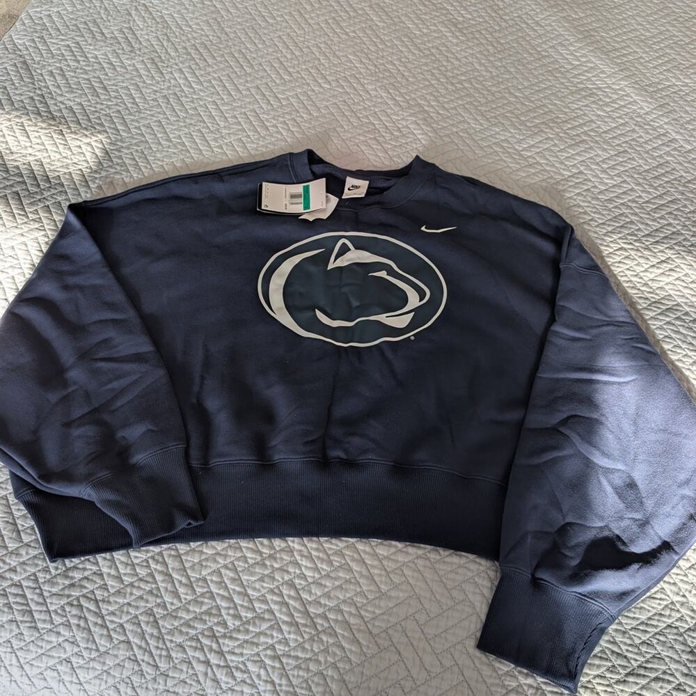 NWT Nike Penn State Women's Oversized Phoenix Arch Sweatshirt XL (0240)